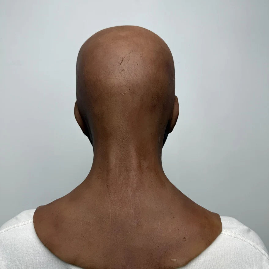 Realistic Alien Silicone Mask Full Head – Minimalist Extraterrestrial Mask