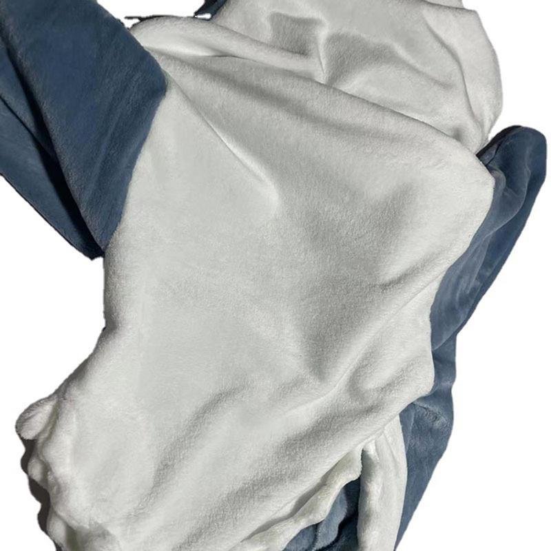 Cartoon Shark Sleeping Bag Pajamas Office Nap Shark Blanket Karakal High Quality Fabric Mermaid Shawl Blanket For Children - InstaWOW Shop
