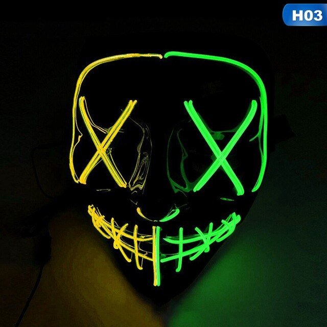 Purge LED Colored Mask - InstaWOW Shop