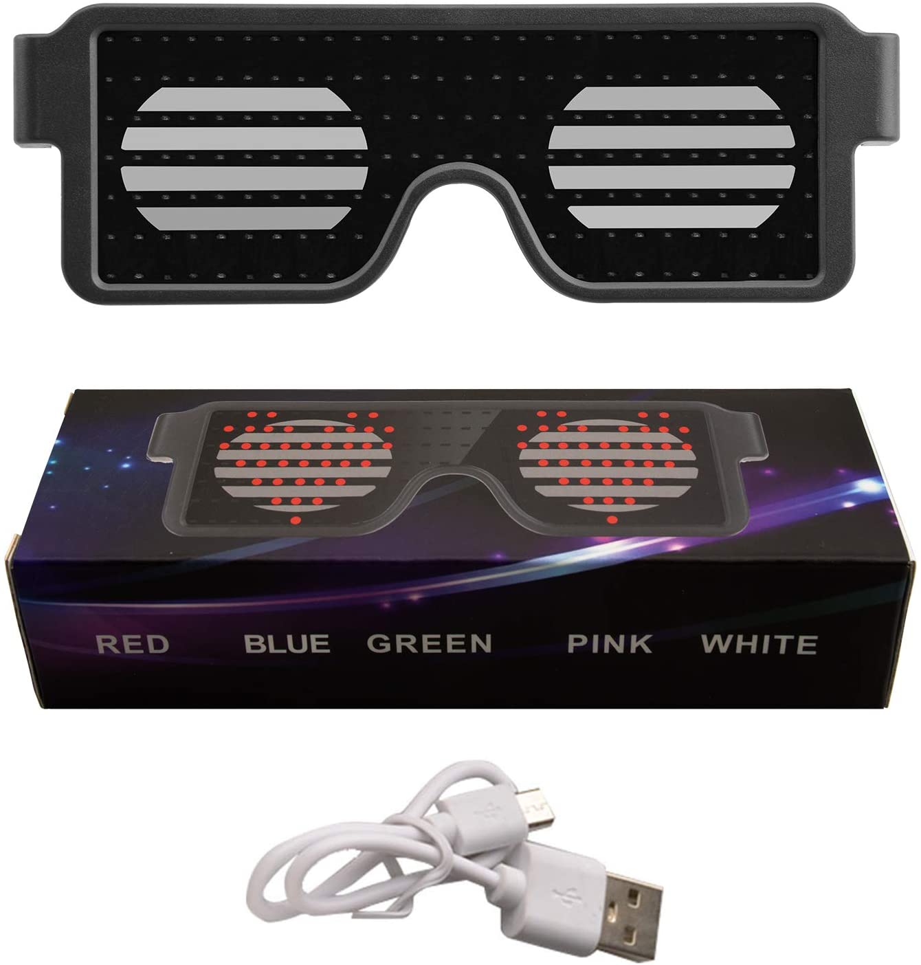 LED Glasses Non - App Control - InstaWOW Shop
