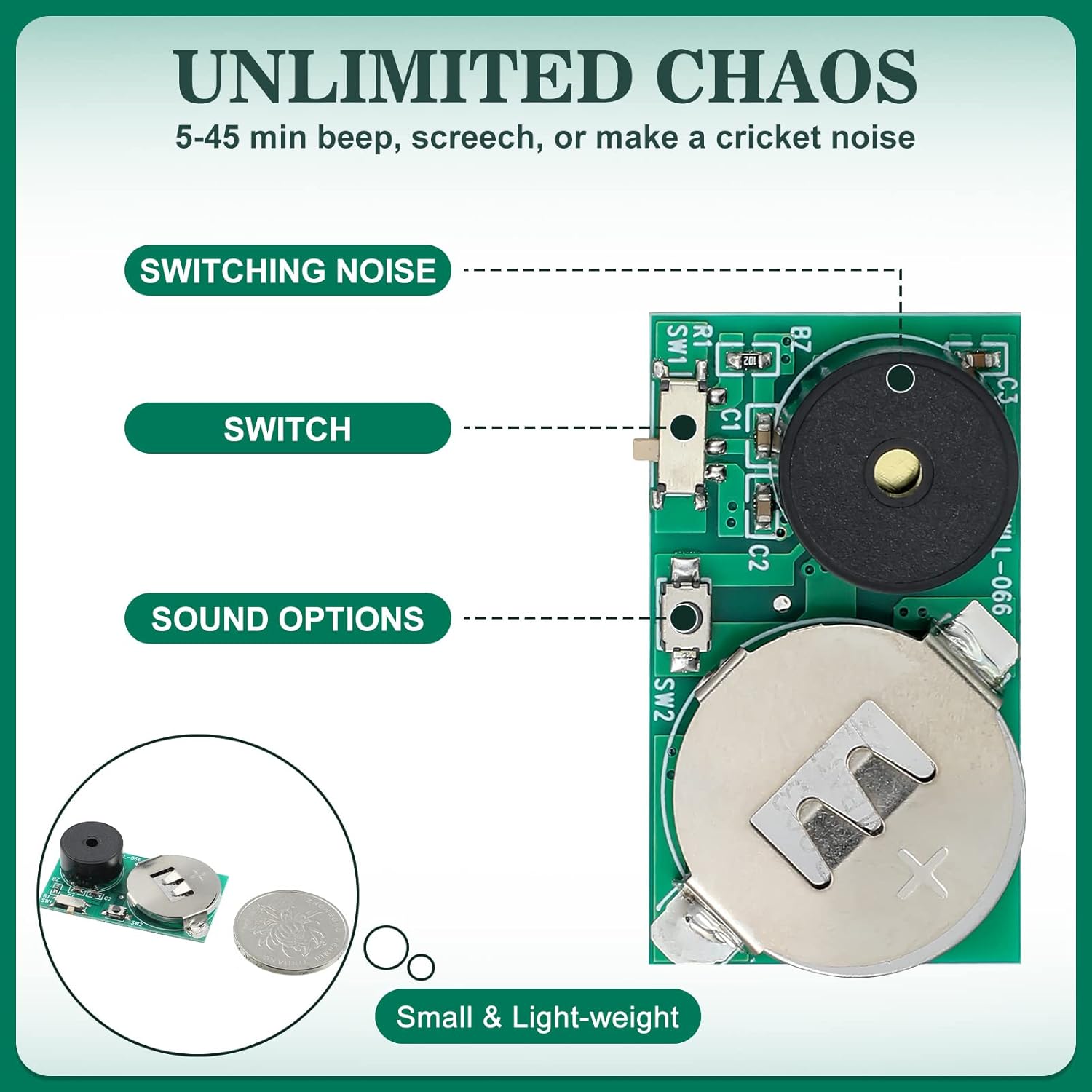 12 Packs of Annoying Sounds Device (3 Sounds) - InstaWOW Shop