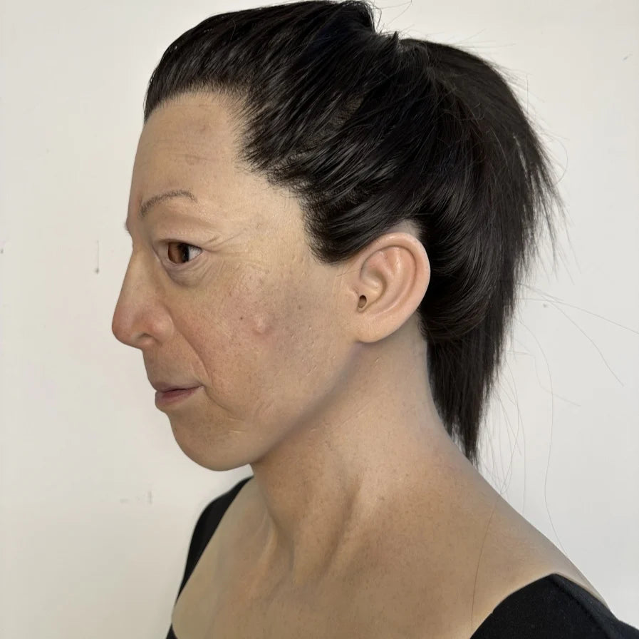 Ultra Realistic Female Silicone Mask Full Head – Hyper Real Asian Woman Mask