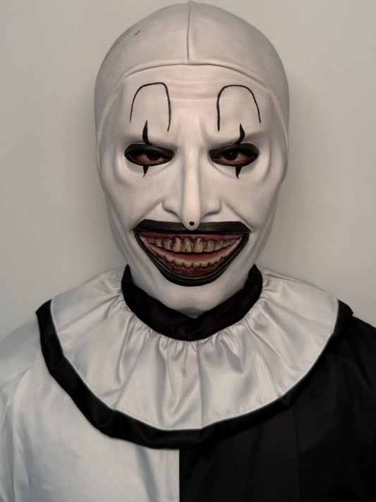 Realistic Scary Clown Mask Full Head – Horror Cosplay Mask