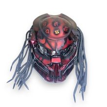 PhantomZ Full Face Motorcycle Riding LED Helmet with Anti Fog and Laser Beam