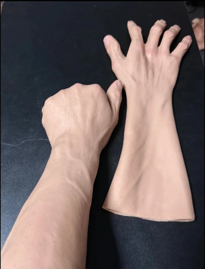 Ultra Realistic Silicone Hands – Lifelike Fake Hands for Full Disguise & Mask Matching