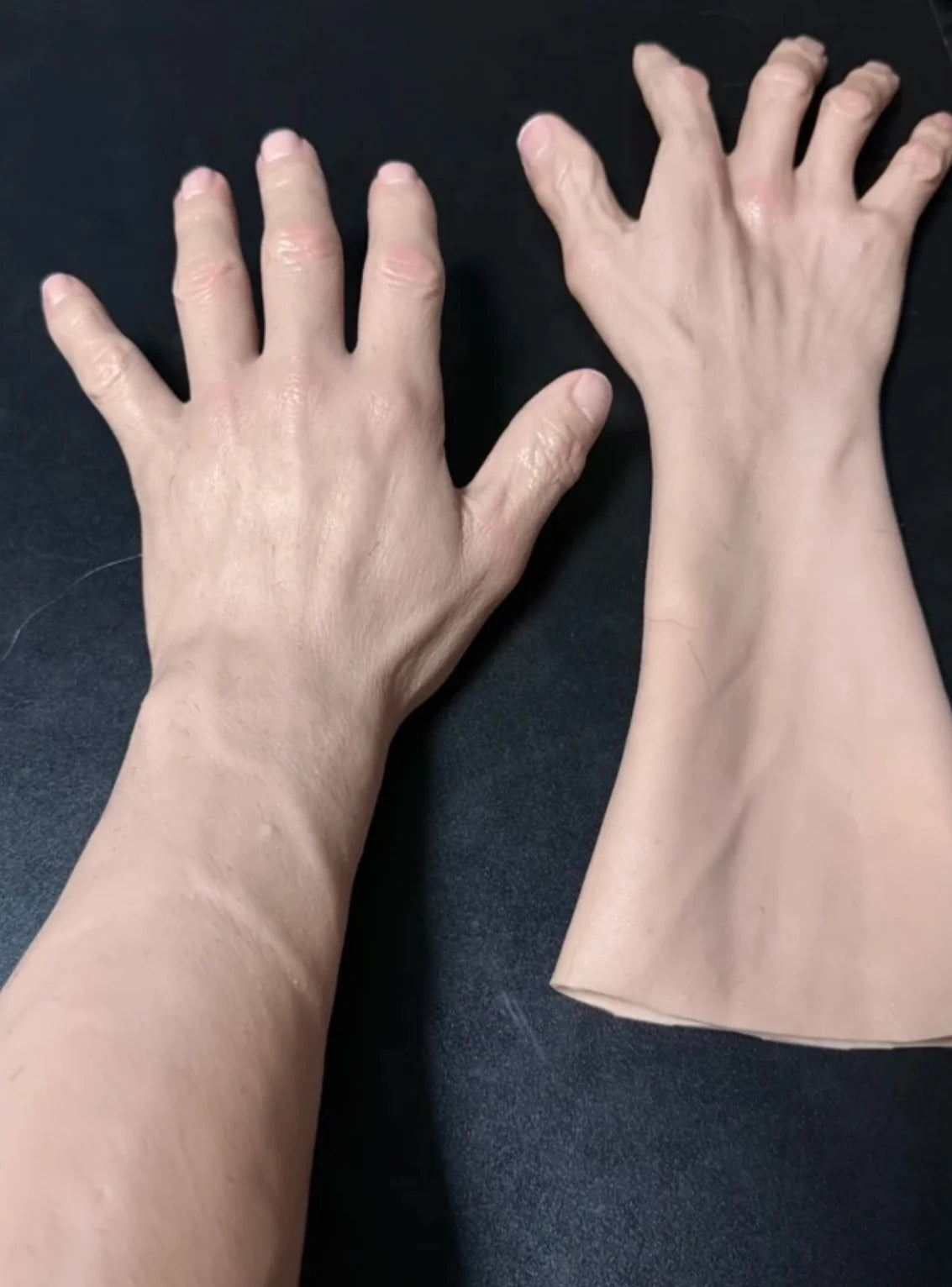 Ultra Realistic Silicone Hands – Lifelike Fake Hands for Full Disguise & Mask Matching