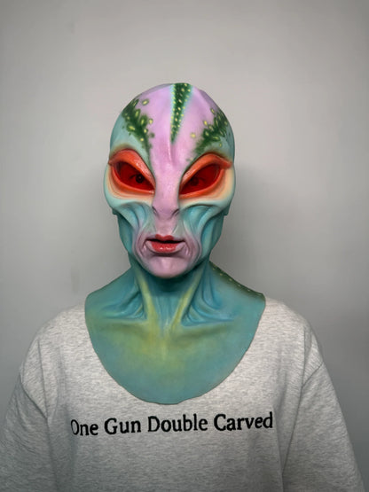Realistic Ultra Realistic Alien Silicone Mask – Full Head Extraterrestrial Mask