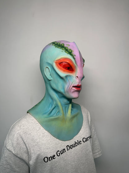 Realistic Ultra Realistic Alien Silicone Mask – Full Head Extraterrestrial Mask