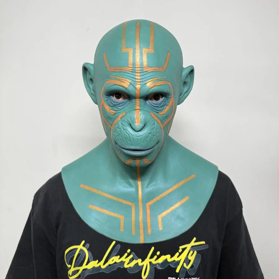 Alien Tribal Mask Full Head – Futuristic Cosplay Mask