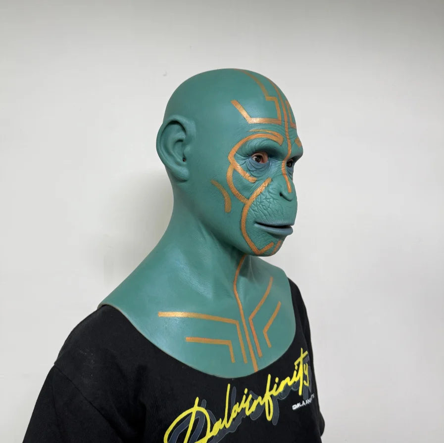 Alien Tribal Mask Full Head – Futuristic Cosplay Mask