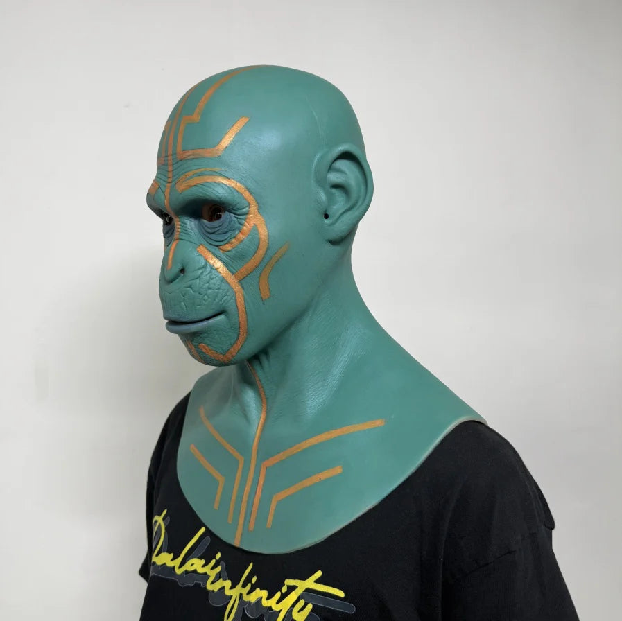 Alien Tribal Mask Full Head – Futuristic Cosplay Mask