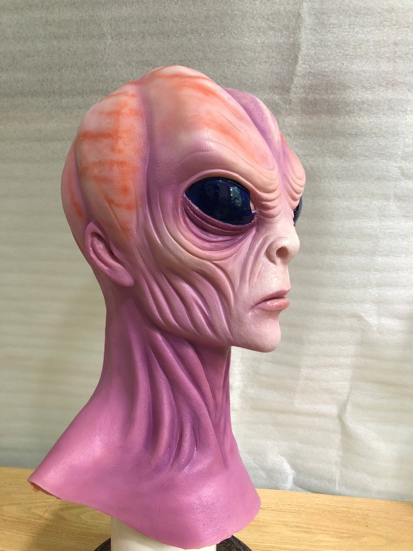 Realistic Realistic Alien Silicone Mask Full Head – Sci-Fi Extraterrestrial Mask