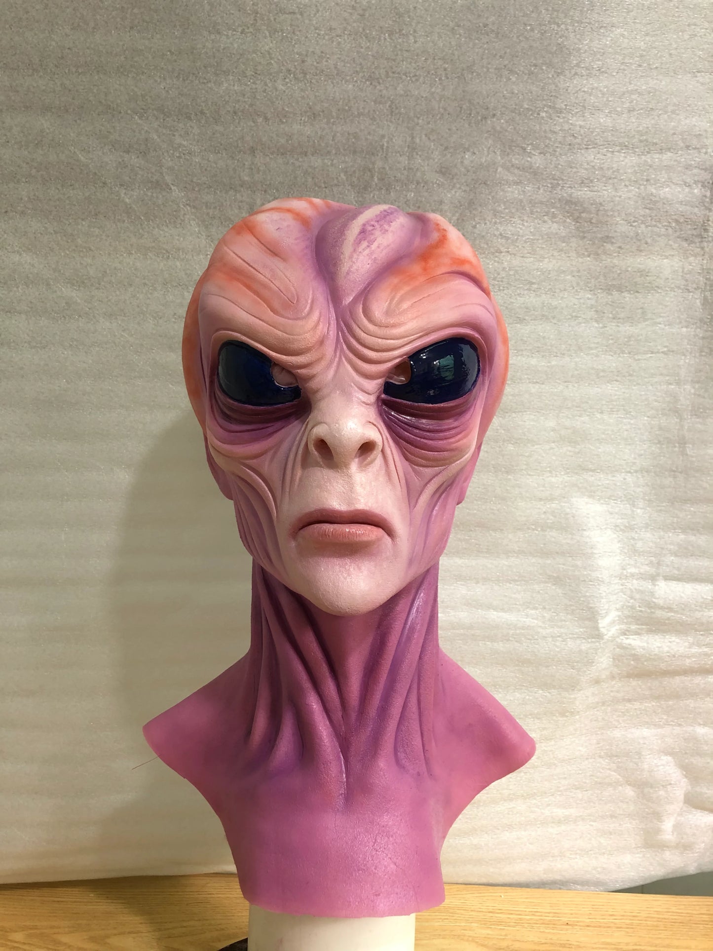 Realistic Realistic Alien Silicone Mask Full Head – Sci-Fi Extraterrestrial Mask