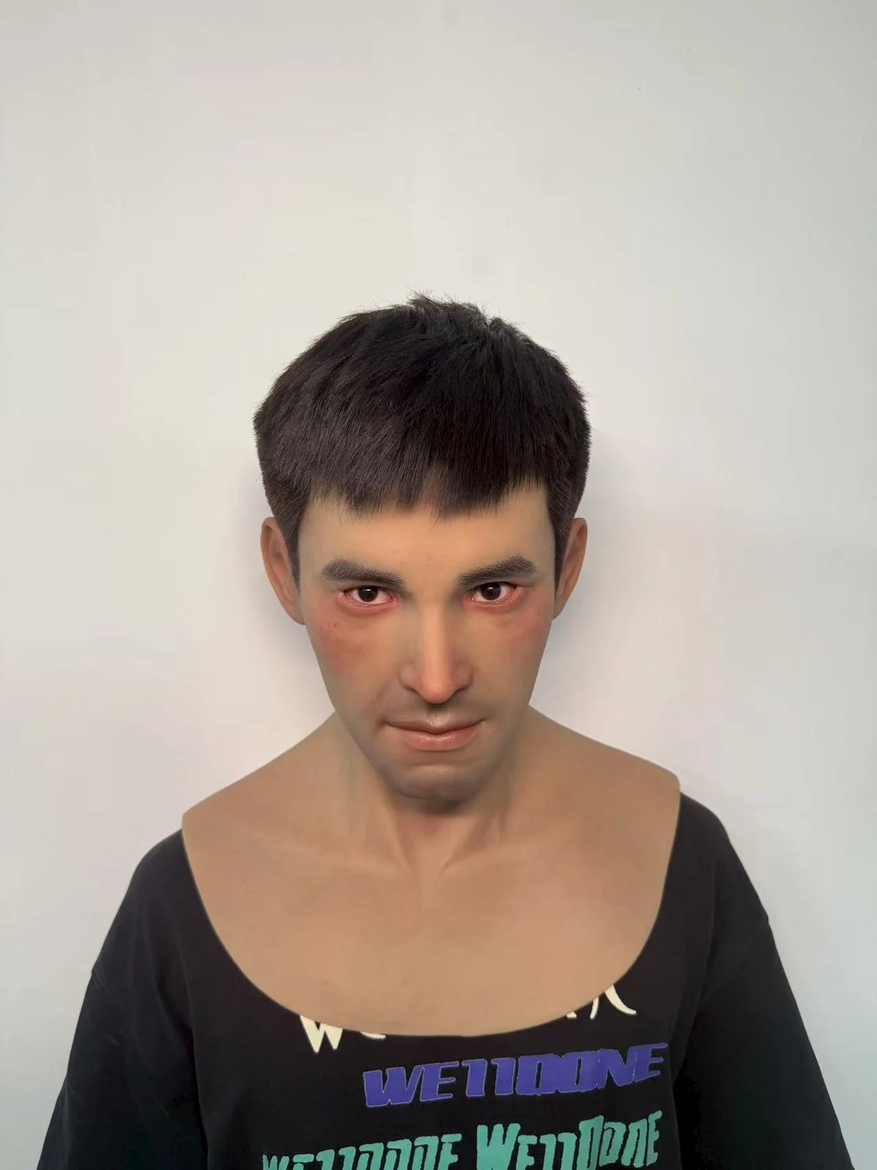 Ultra Realistic Silicone Mask Full Head – Natural Asian Male Face Disguise Mask