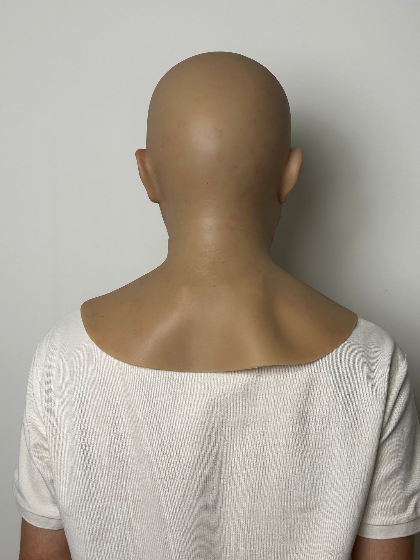 Ultra Realistic Silicone Mask Full Head – Neutral Human Face Disguise Mask