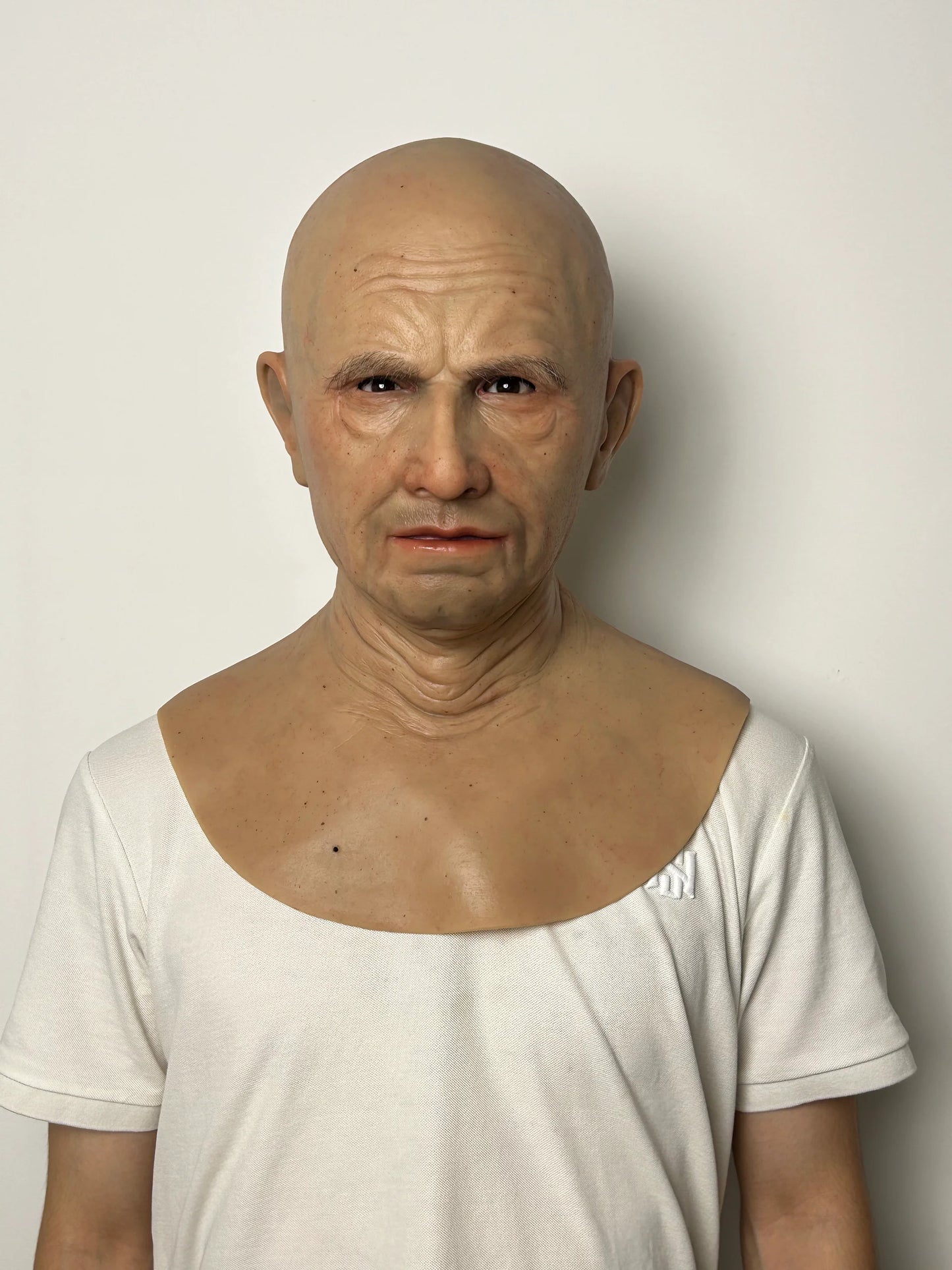 Ultra Realistic Old Man Silicone Mask – Aging Transformation Face Mask