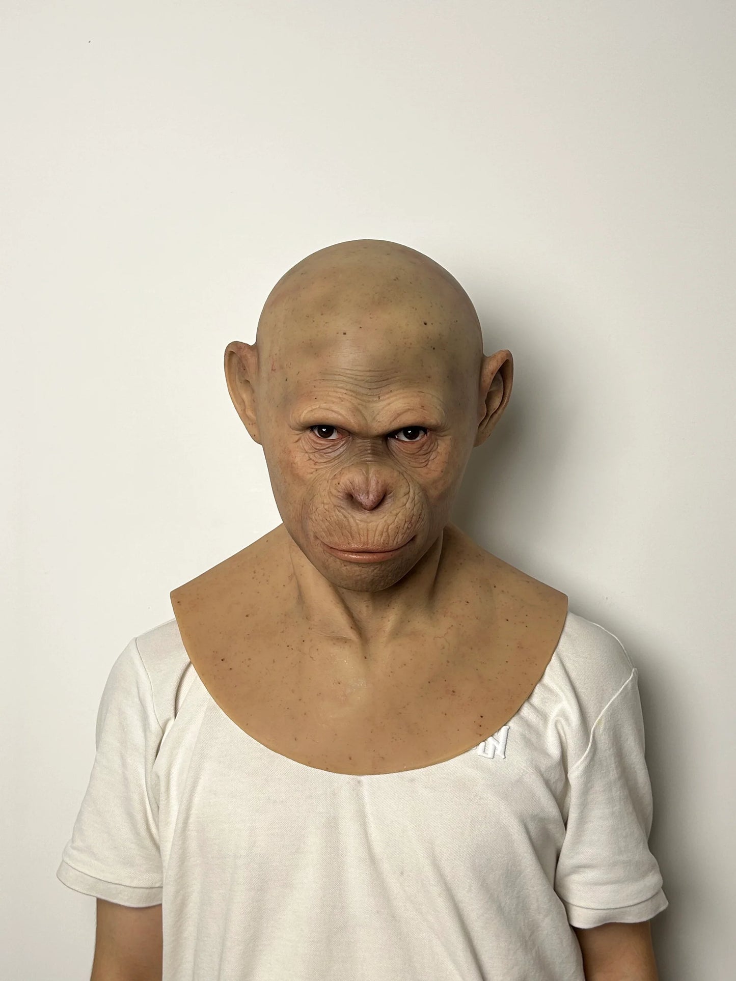 Ultra Realistic Primate Mask Full Head – Hyper Detailed Ape Silicone Mask