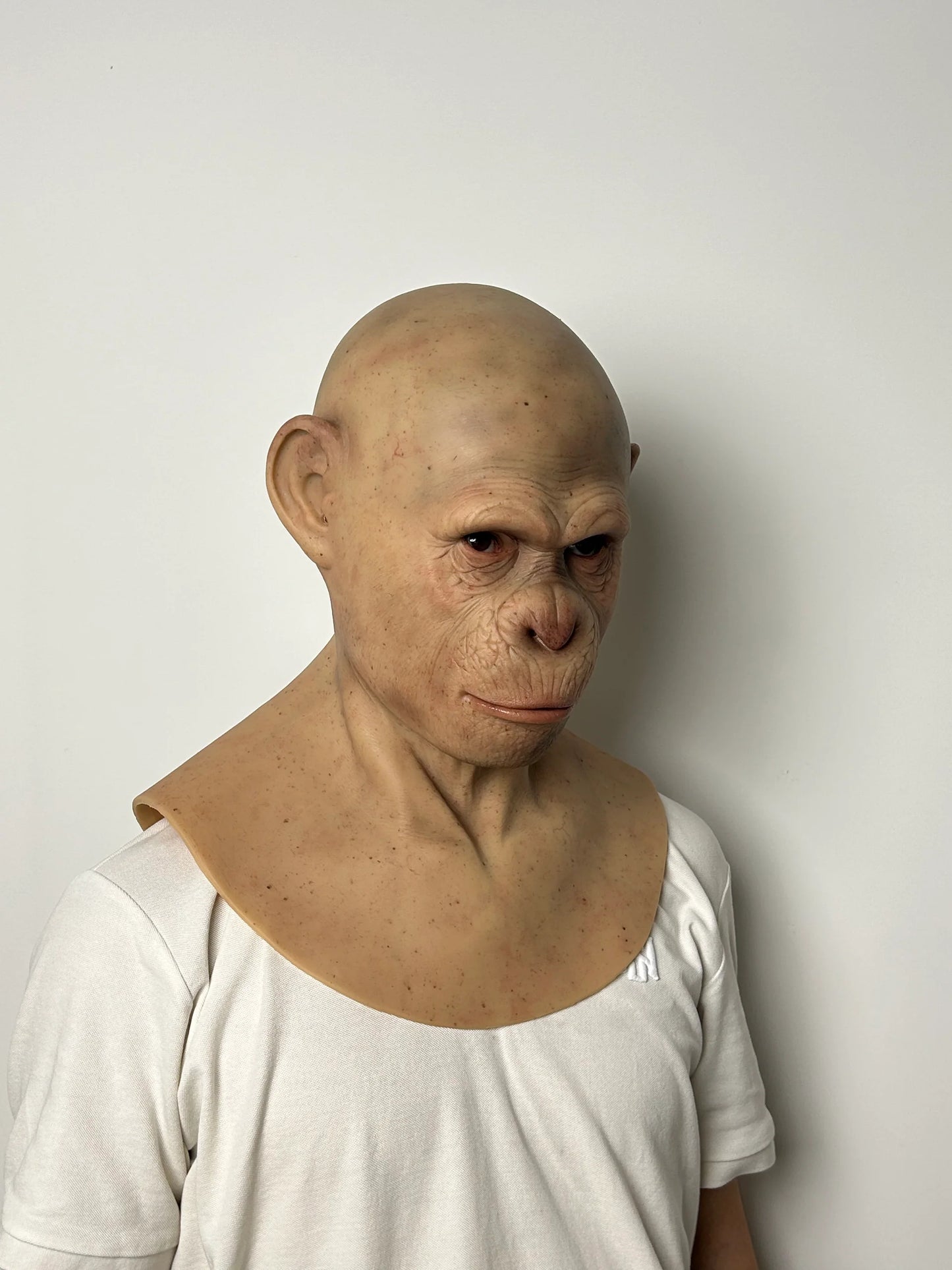 Ultra Realistic Primate Mask Full Head – Hyper Detailed Ape Silicone Mask