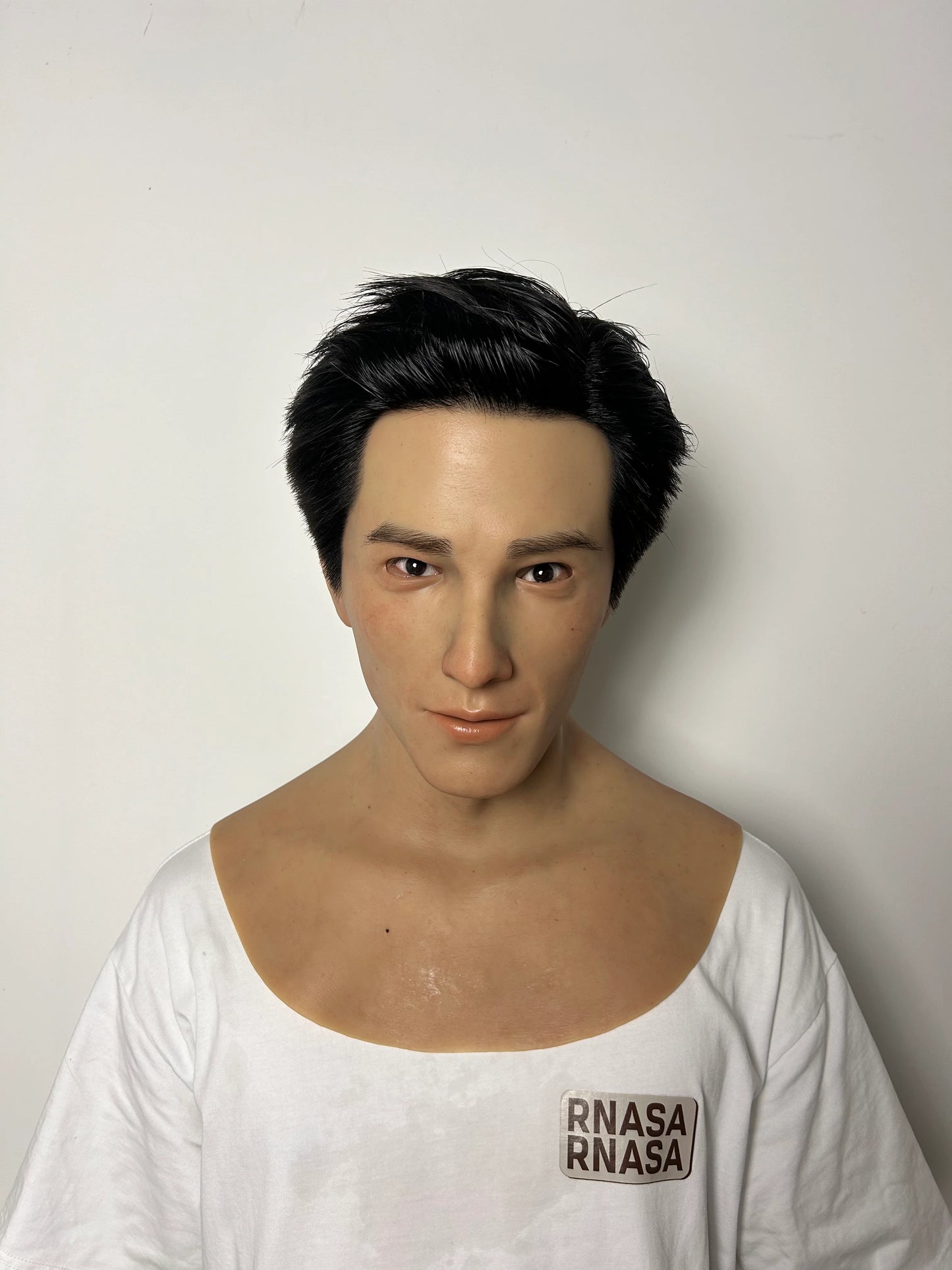 Ultra Realistic Handsome Male Silicone Mask Full Head – Hyper Real Young Man Mask with Hair