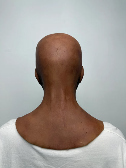 Realistic Alien Silicone Mask Full Head – Minimalist Extraterrestrial Mask