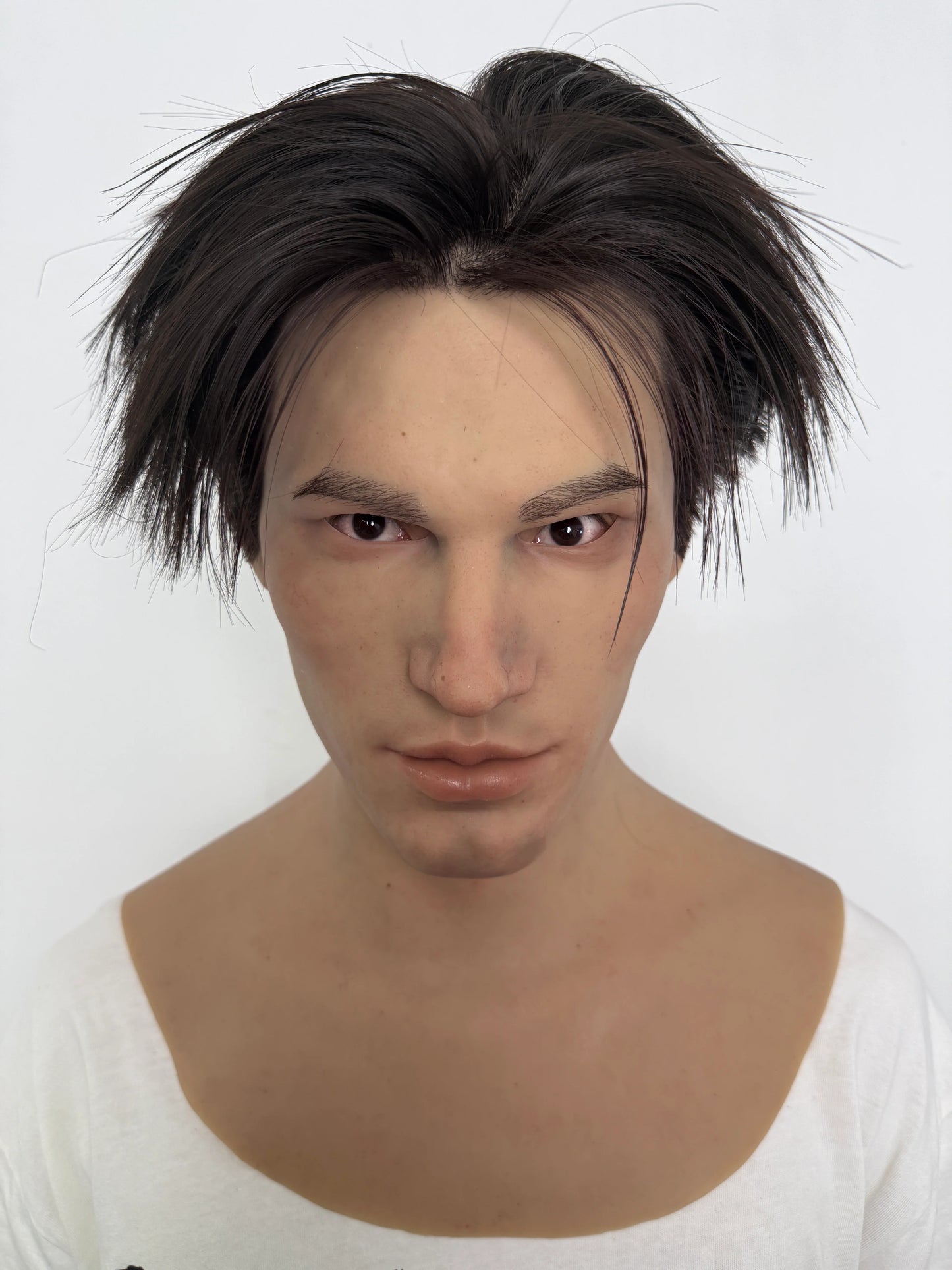 Ultra Realistic Young Asian Male Silicone Mask Full Head