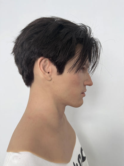 Ultra Realistic Young Asian Male Silicone Mask Full Head