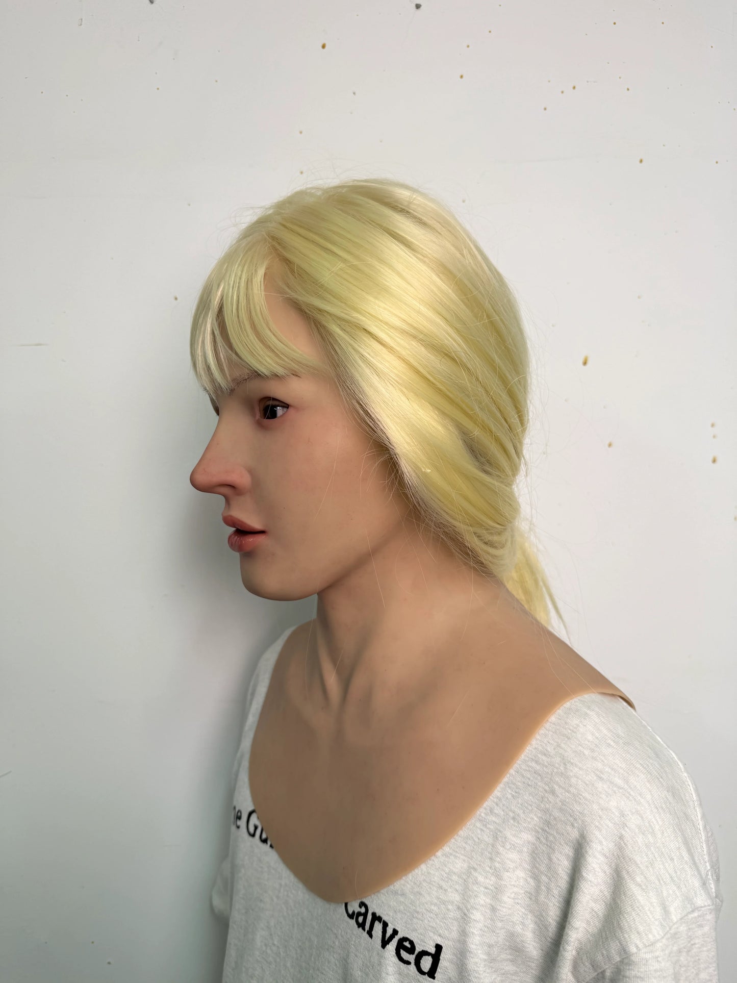 Ultra Realistic Blonde Female Silicone Mask Full Head – Hyper Real Young Woman Mask