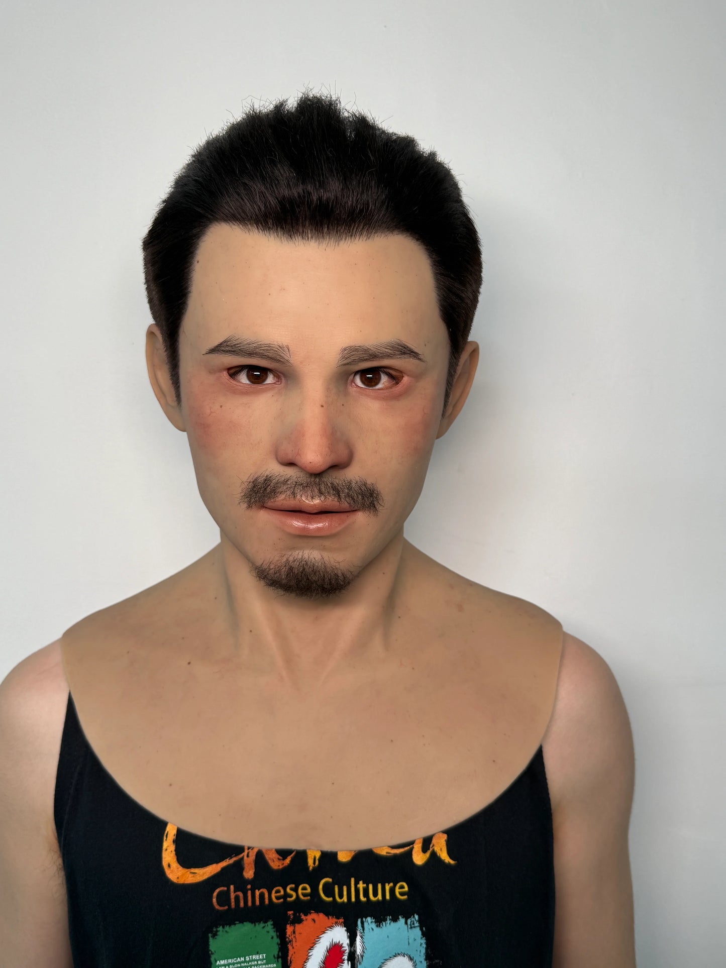 Ultra Realistic Silicone Mask Full Head – Mature Male Beard Face Mask