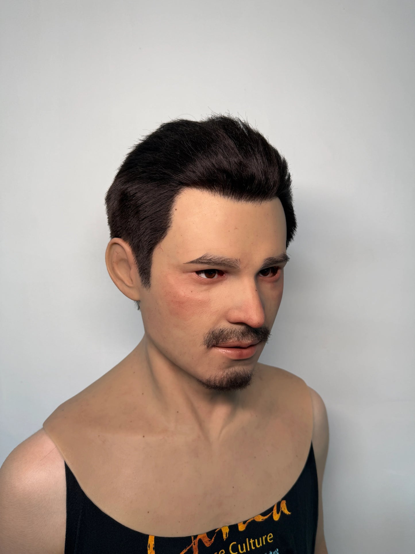 Ultra Realistic Silicone Mask Full Head – Mature Male Beard Face Mask