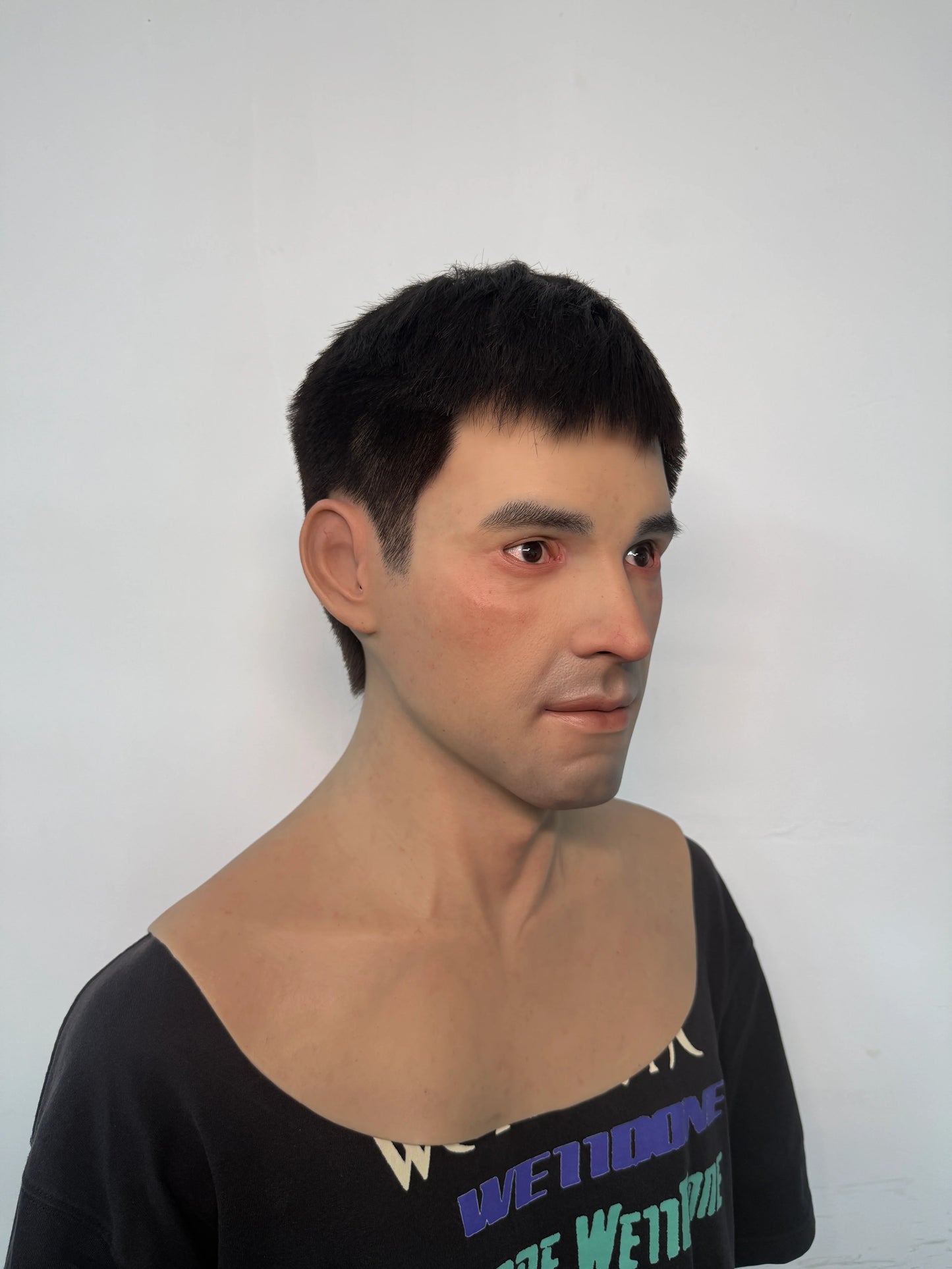 Ultra Realistic Silicone Mask Full Head – Natural Asian Male Face Disguise Mask