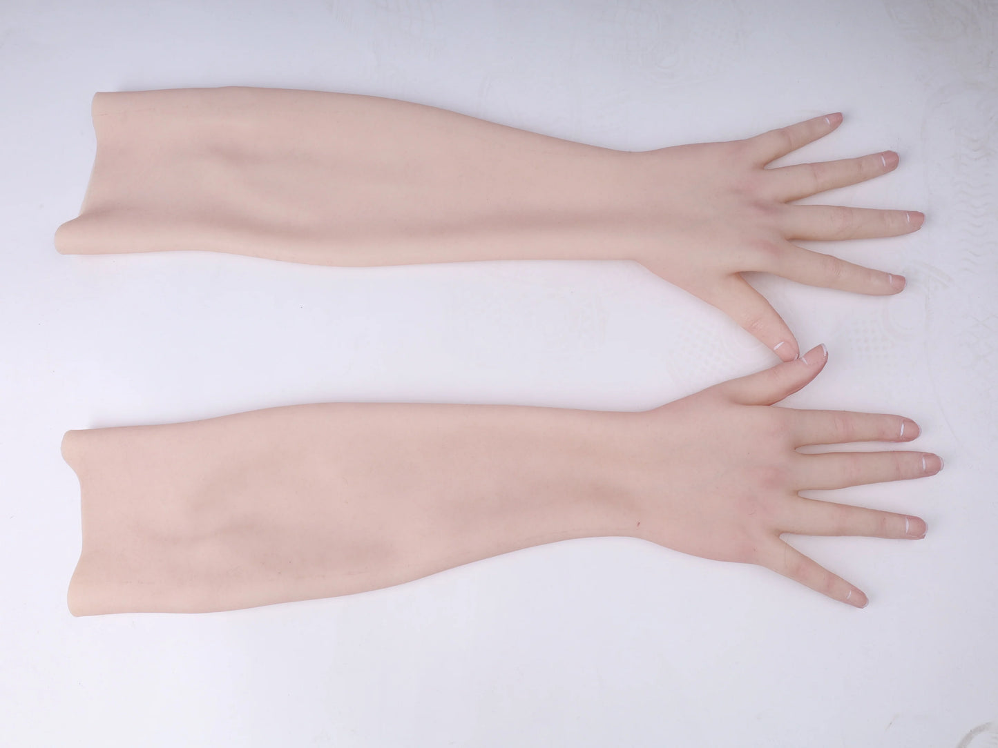 Ultra Realistic Female Silicone Hands with Forearm – Lifelike Wearable Hands