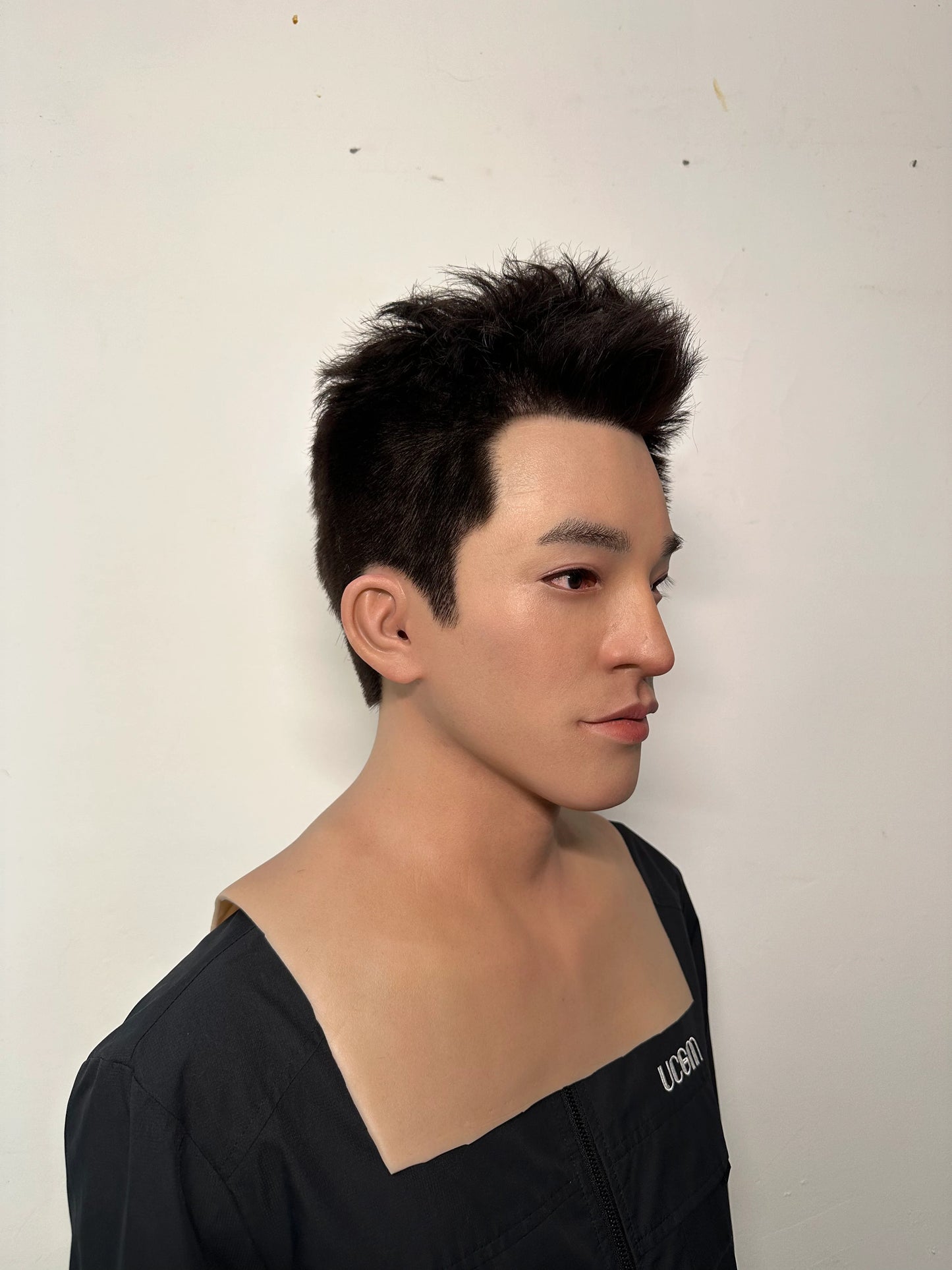 Ultra Realistic Silicone Mask Full Head – Young Male Face Mask with Smooth Skin