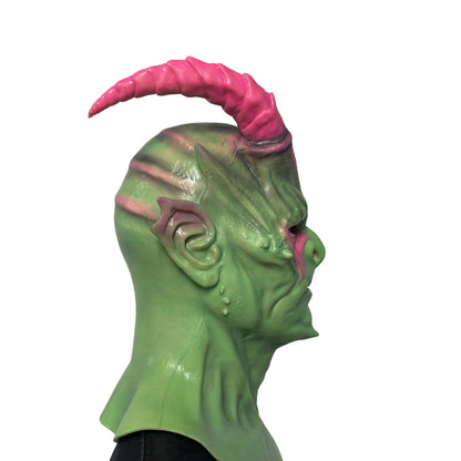 Alien Demon Mask Full Head – Colorful Fantasy Creature Mask