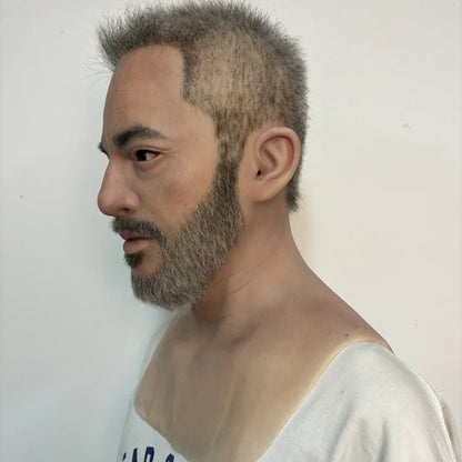Ultra Realistic Silicone Human Mask Full Head – Hyper Realistic Disguise Mask