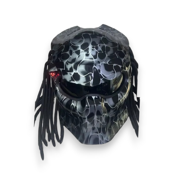 Phantom ProX Full Face Motorcycle Riding LED Helmet with Anti Fog and Laser Beam