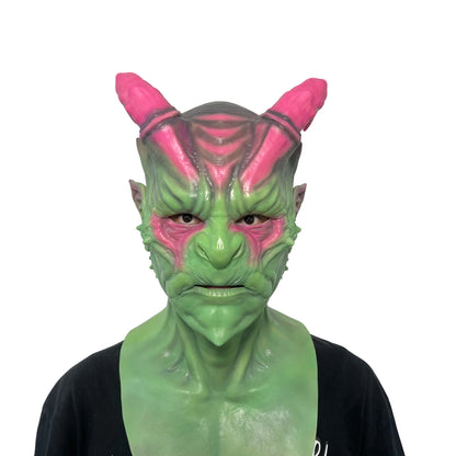 Alien Demon Mask Full Head – Colorful Fantasy Creature Mask