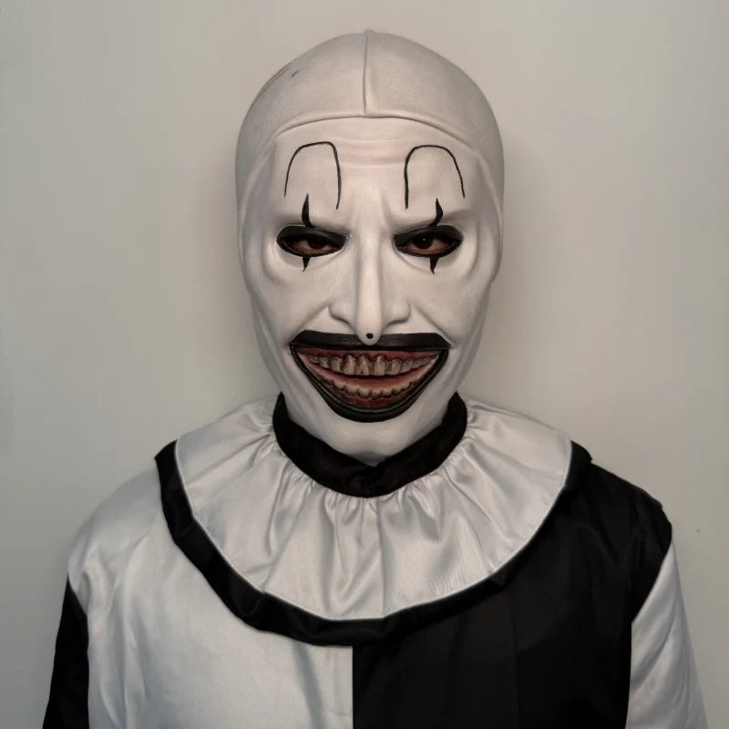 Realistic Scary Clown Mask Full Head – Horror Cosplay Mask