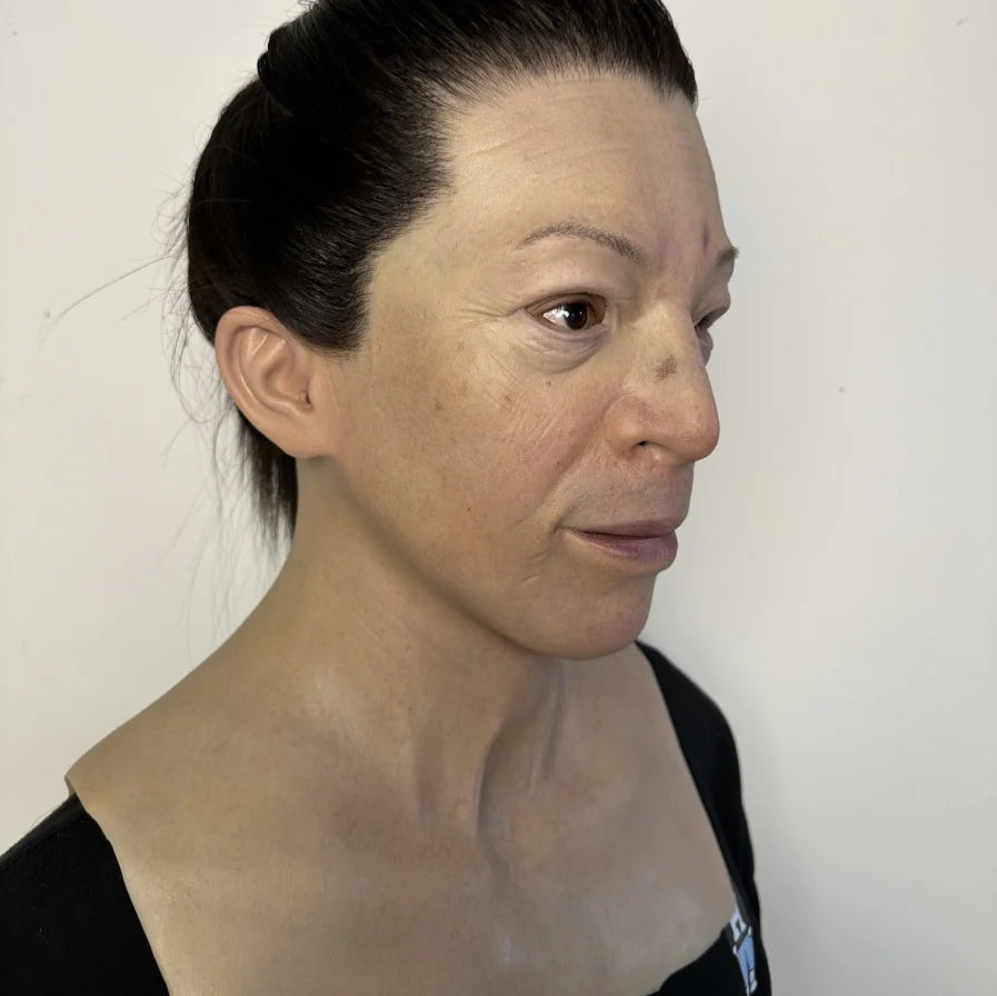 Ultra Realistic Female Silicone Mask Full Head – Hyper Real Asian Woman Mask