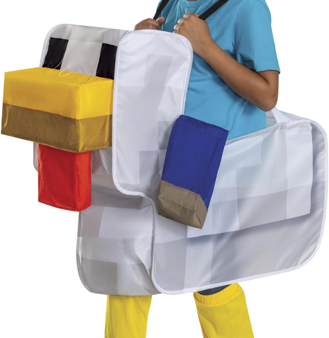 Disguise Minecraft Chicken Jockey Ride On Costume, Official Minecraft Costume Outfit with Easy Set Up, One Size Child
