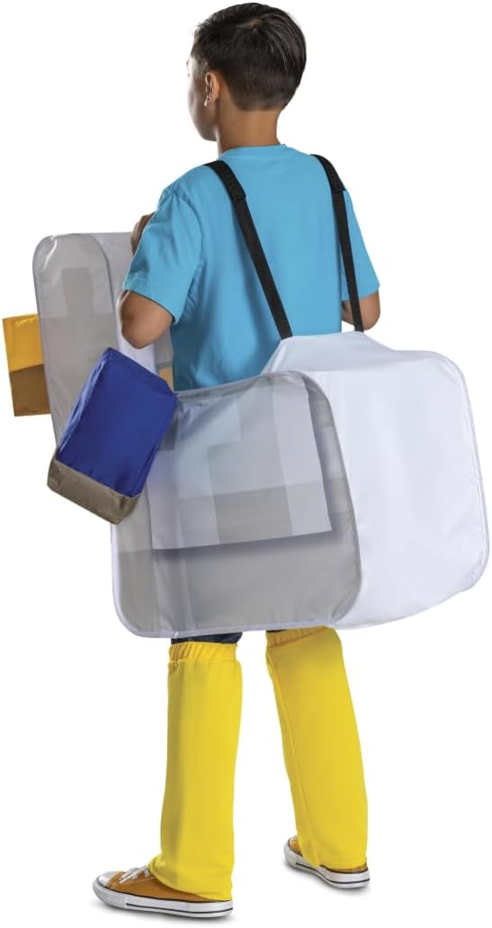 Disguise Minecraft Chicken Jockey Ride On Costume, Official Minecraft Costume Outfit with Easy Set Up, One Size Child