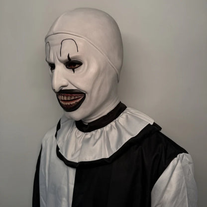 Realistic Scary Clown Mask Full Head – Horror Cosplay Mask
