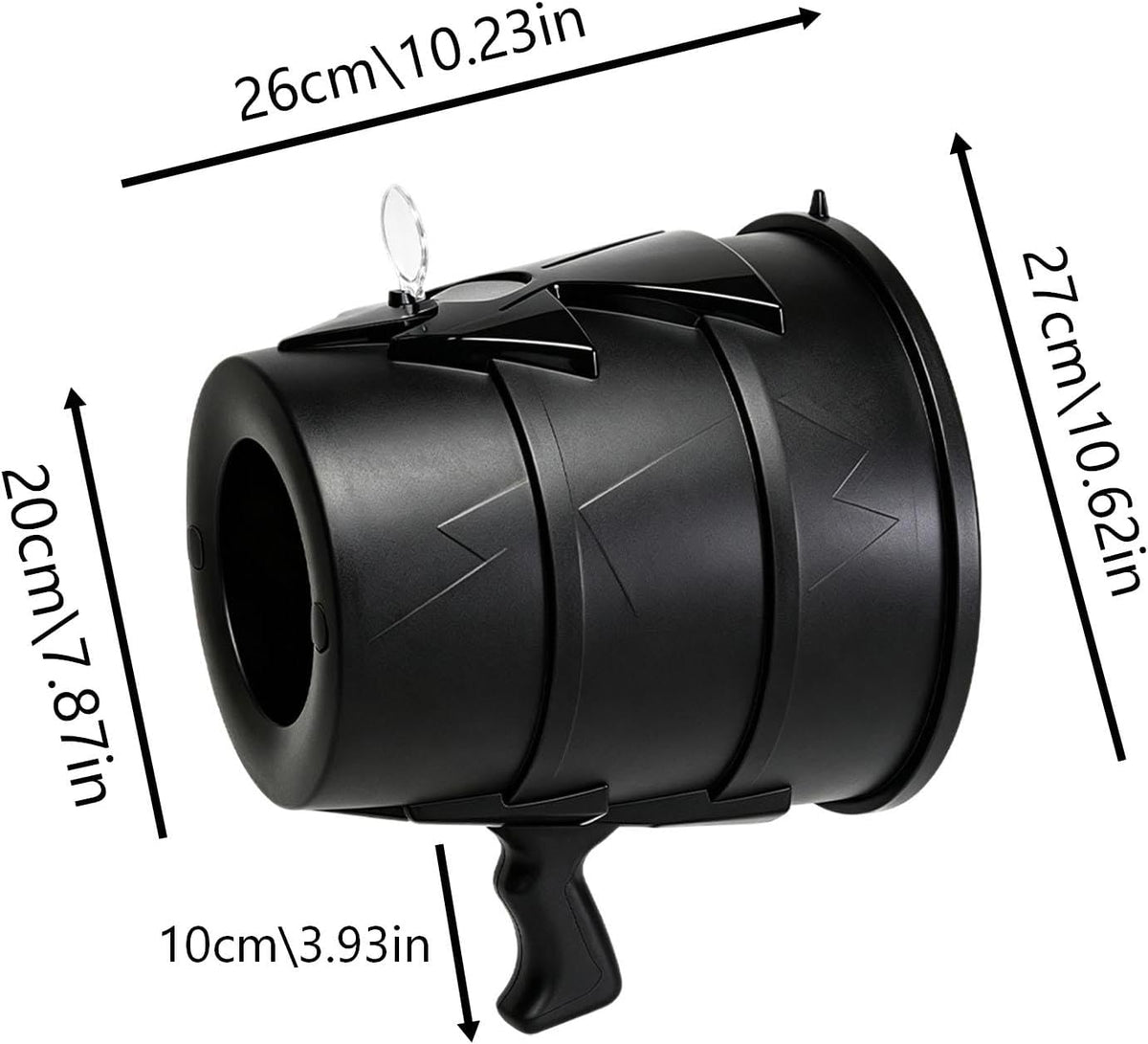 Air Cannon Blaster Toy Handheld Single Shot Air Guns | Air Vortex Cannon Prank Shooter Novelty Game Toy for Family Party, Bullseye Blaster As Seen On Tv, Holiday Birthday Gift
