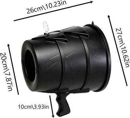 Air Cannon Blaster Toy Handheld Single Shot Air Guns | Air Vortex Cannon Prank Shooter Novelty Game Toy for Family Party, Bullseye Blaster As Seen On Tv, Holiday Birthday Gift