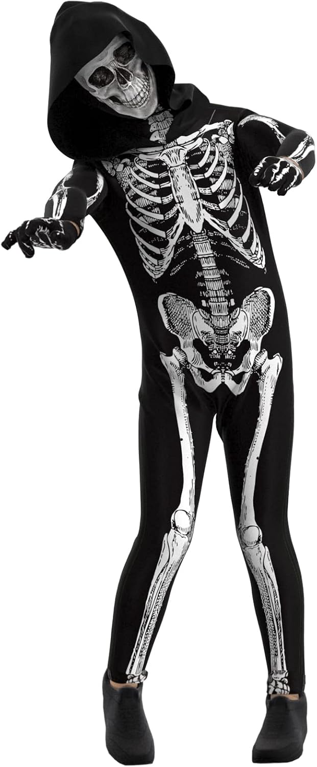 Cupohus' Unisex Jumpsuit - Scary Black and White Halloween Jumpsuit Costume