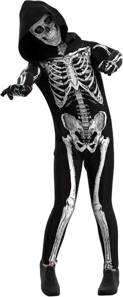 Cupohus' Unisex Jumpsuit - Scary Black and White Halloween Jumpsuit Costume