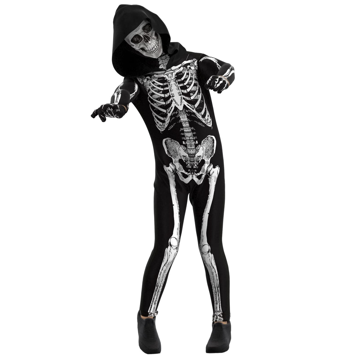 Cupohus' Unisex Jumpsuit - Scary Black and White Halloween Jumpsuit Costume