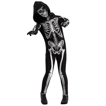 Cupohus' Unisex Jumpsuit - Scary Black and White Halloween Jumpsuit Costume