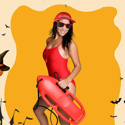 5 Pcs Guard Costume Set Include Guard Hat Sunglasses Fanny Pack Whistle with Lanyard for Men Women Party Dress Up