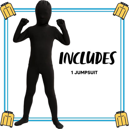 Spooktacular Creations Boy Shadow Costume, Halloween Bodysuit Skin Costume for Kids Halloween Dress Up