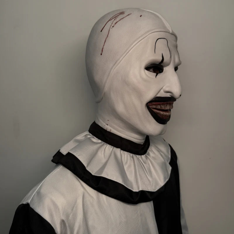 Realistic Scary Clown Mask Full Head – Horror Cosplay Mask